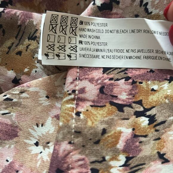 En Saison Jocelyn  Floral Open Back Tiered
Maxi Dress In Multi Size XS - Picture 8 of 8